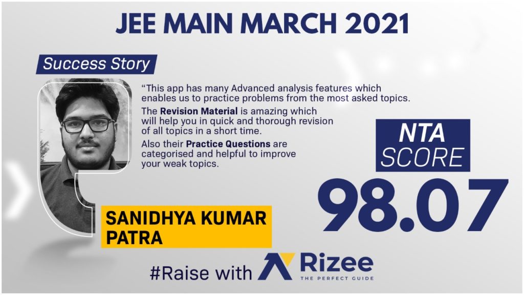 JEE main march 2021 scores