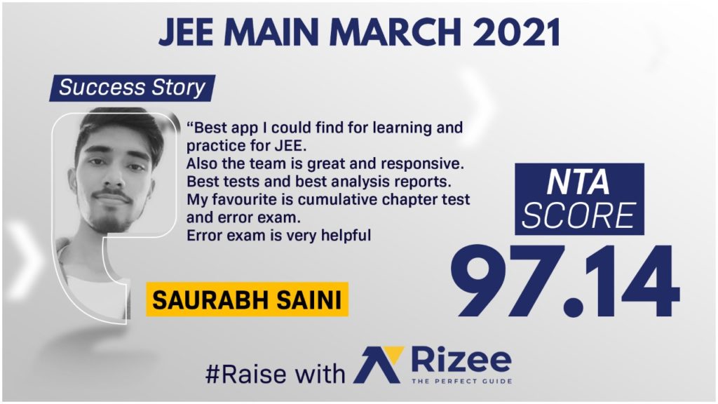 JEE Main March 2021 Results